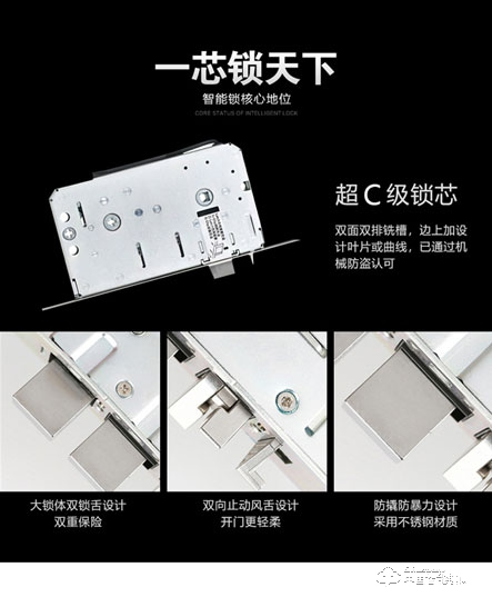 艾瑞斯智能鎖 人臉識別智能鎖 家用防盜密碼鎖