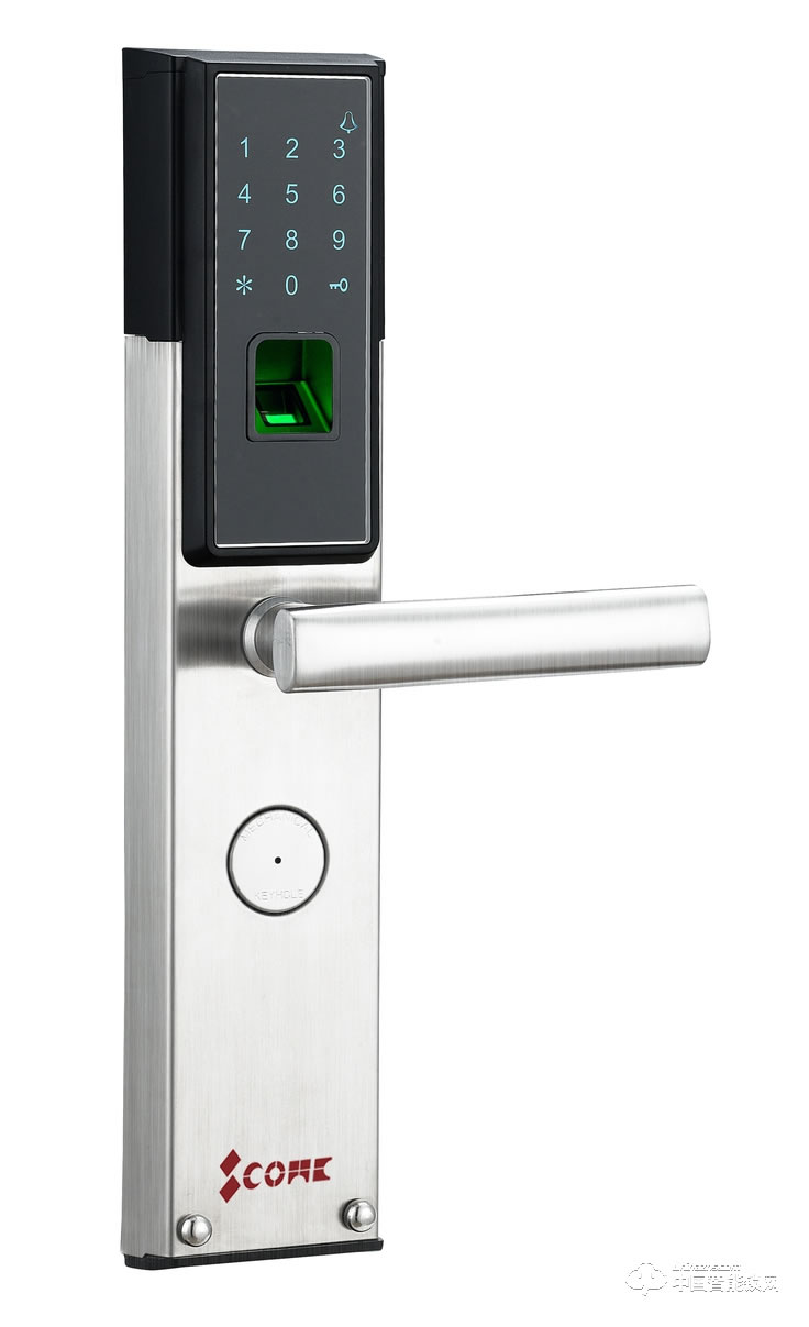 史康姆智能鎖YZ-3028 鋅合金指紋密碼鎖 防盜門智能鎖
