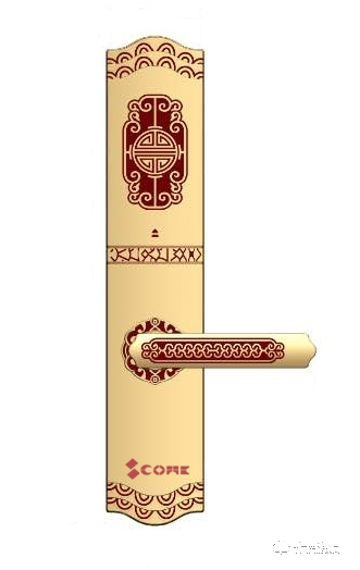 史康姆智能鎖YZ-8018 家用滑蓋指紋鎖 防盜門智能密碼鎖