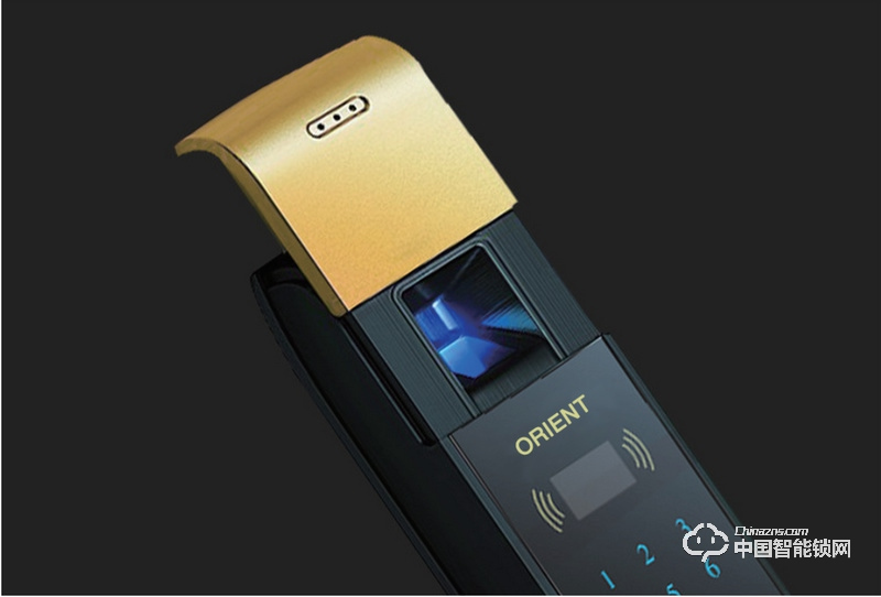 奧聯智能鎖 小滑蓋指紋密碼鎖 防盜門智能鎖