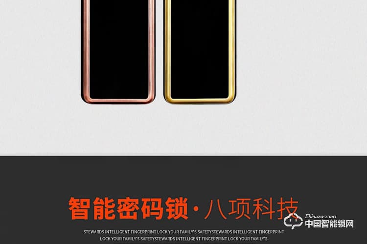 梵格爾大彩屏指紋鎖 智能門鎖密碼電子鎖全自動智能鎖