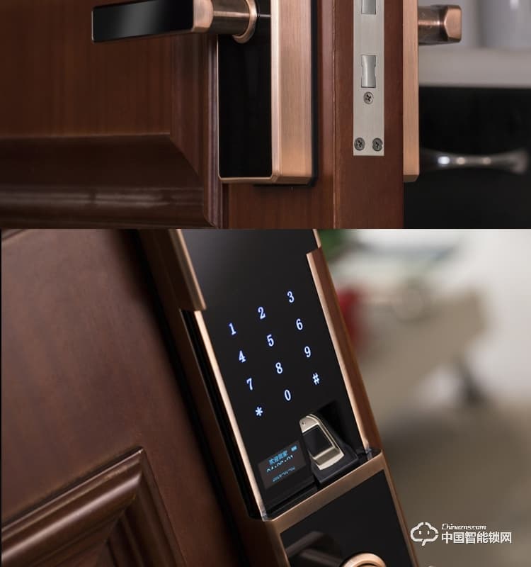 梵格爾指紋鎖 家用防盜門電子鎖遠程智能門鎖密碼鎖