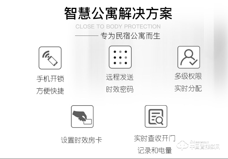 創(chuàng)達(dá)至誠指紋鎖 酒店公寓智能鎖 藍(lán)牙酒店智能鎖