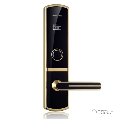 創(chuàng)達至誠指紋鎖 豪華感應(yīng)卡門鎖 智能酒店刷卡門鎖