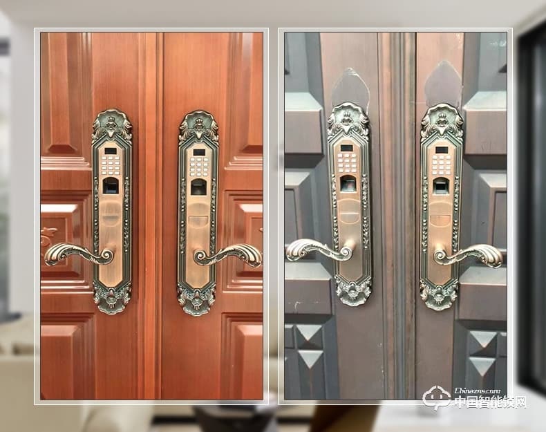 愛而福德指紋鎖 6050別墅電子鎖智能鎖家用防盜門指紋鎖密碼門鎖