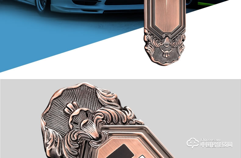 愛而福德指紋鎖 6050別墅電子鎖智能鎖家用防盜門指紋鎖密碼門鎖