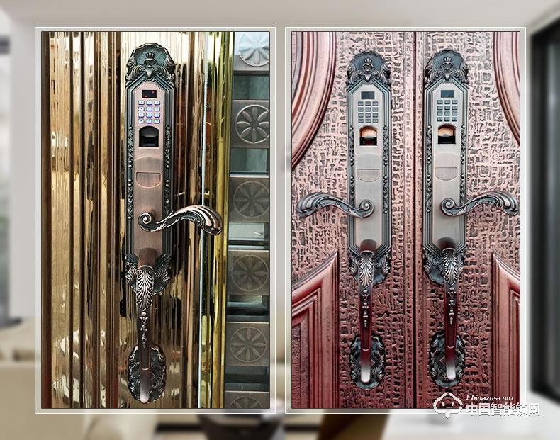 愛(ài)而福德指紋鎖 家用防盜門(mén)指紋鎖密碼鎖 防盜門(mén)智能鎖門(mén)鎖