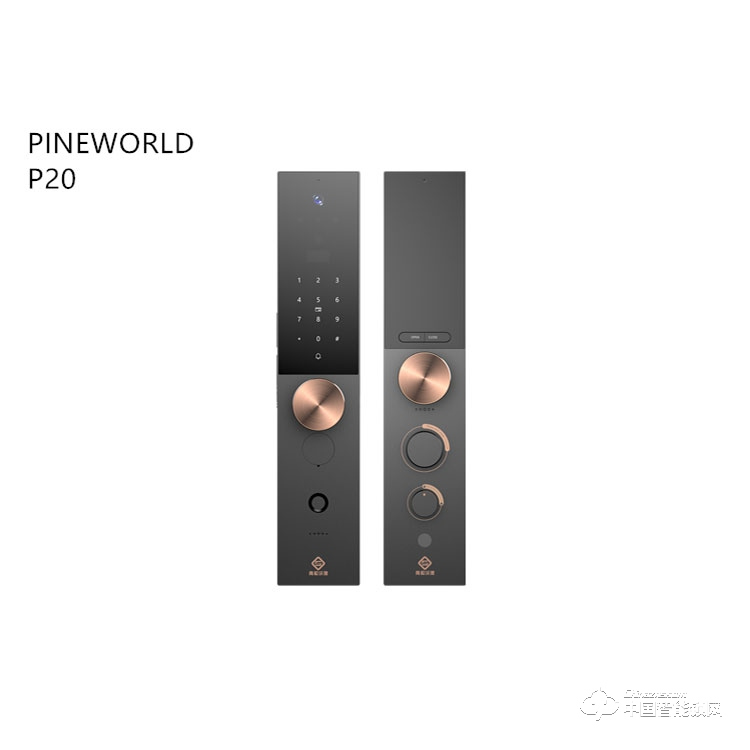 青松沃德智能鎖 防盜指紋密碼鎖 家用直板智能門鎖