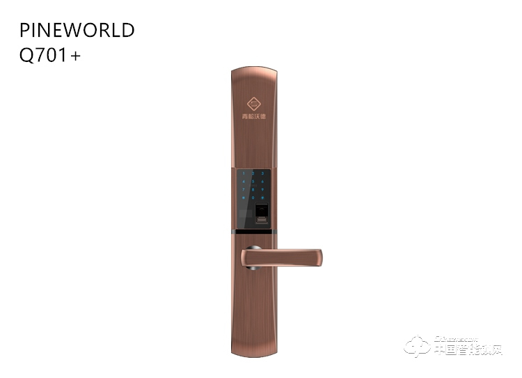 青松沃德智能鎖 滑蓋指紋鎖 家用防盜門電子密碼鎖