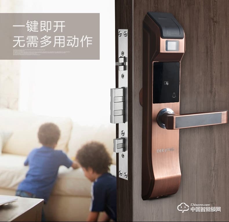 典匠智能鎖 D6017智能家用防盜門半導體指紋鎖密碼鎖