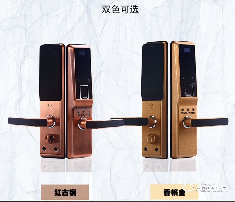 摩天仕智能鎖 智能指紋鎖M8 家用室內(nèi)沒(méi)木門(mén)智能鎖