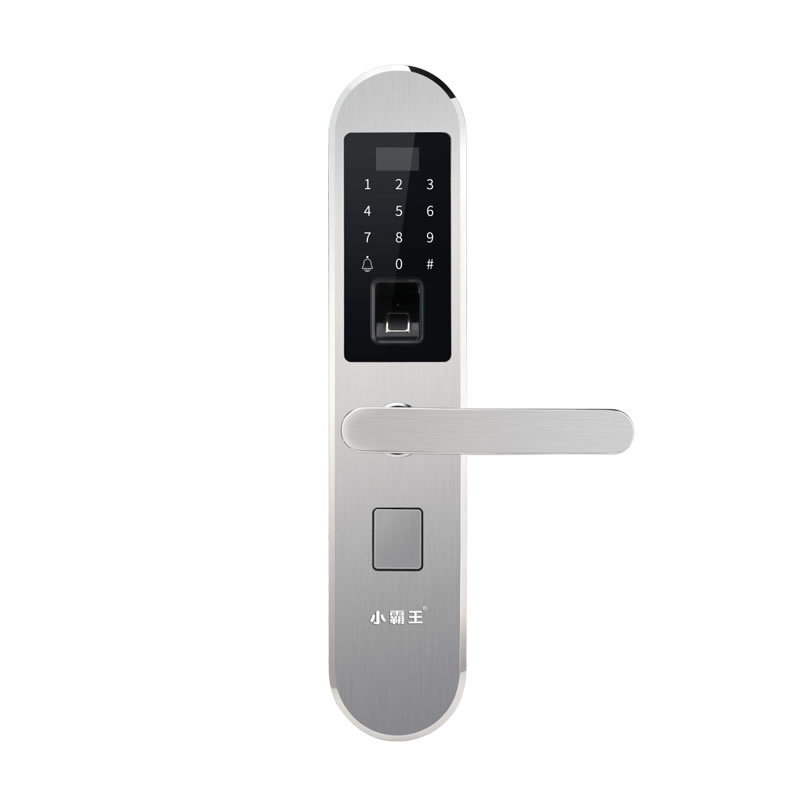 小霸王指紋鎖 不銹鋼指紋鎖E3防盜防撬鎖