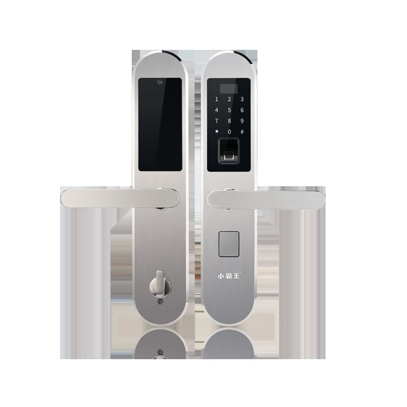 小霸王指紋鎖 不銹鋼指紋鎖E3防盜防撬鎖