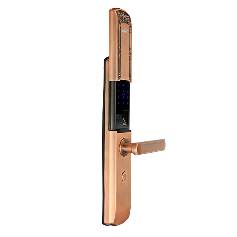 小霸王指紋鎖 滑蓋智能鎖E5 防盜密碼鎖