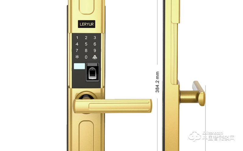 樂柚智能鎖 滑蓋指紋鎖 防盜門電子密碼鎖