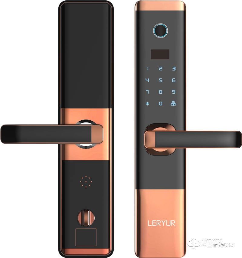 樂柚智能鎖 直板指紋密碼鎖 防盜門智能鎖