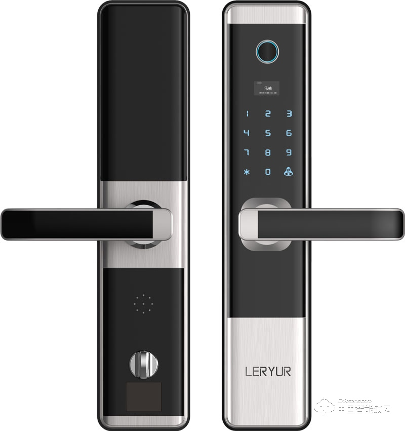樂柚智能鎖 直板指紋密碼鎖 防盜門智能鎖