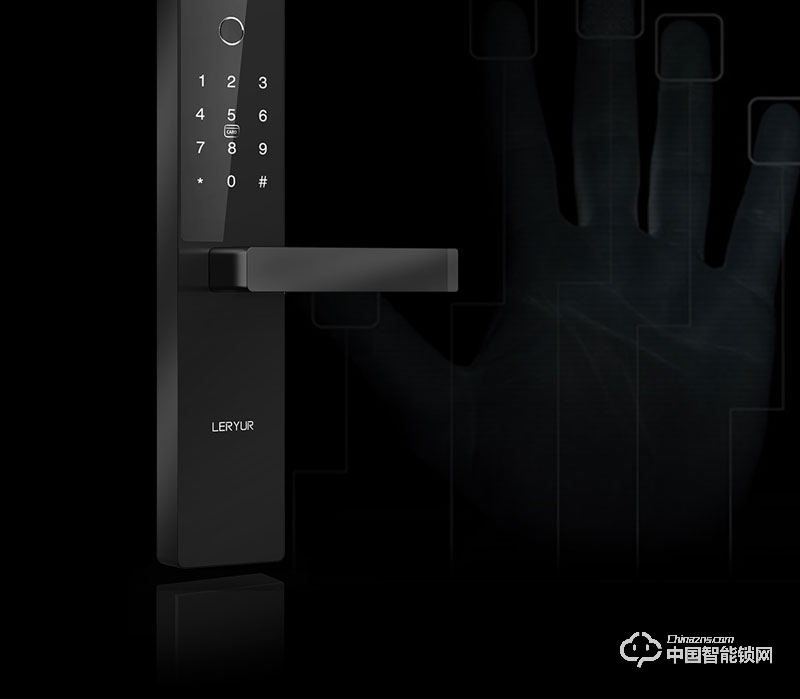 樂柚智能鎖 直板指紋密碼鎖 家用防盜門智能鎖