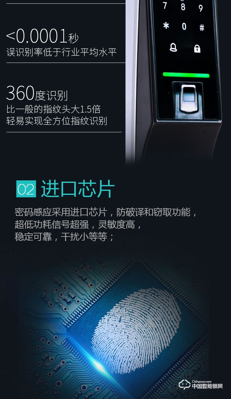 樂可多指紋鎖 防盜門智能鎖遠程家用指紋鎖