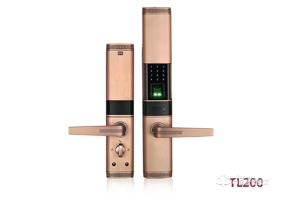 中安樂客智能鎖 滑蓋指紋密碼鎖 鋅合金智能門鎖