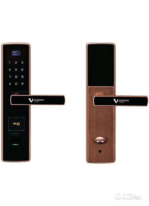 多麥克斯智能鎖 直板指紋密碼鎖 不銹鋼防盜門智能鎖