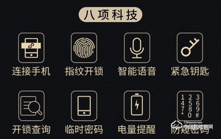 迪克曼智能鎖 防盜鎖新款指紋鎖家用防盜門智能鎖滑蓋鎖刷卡鎖A12