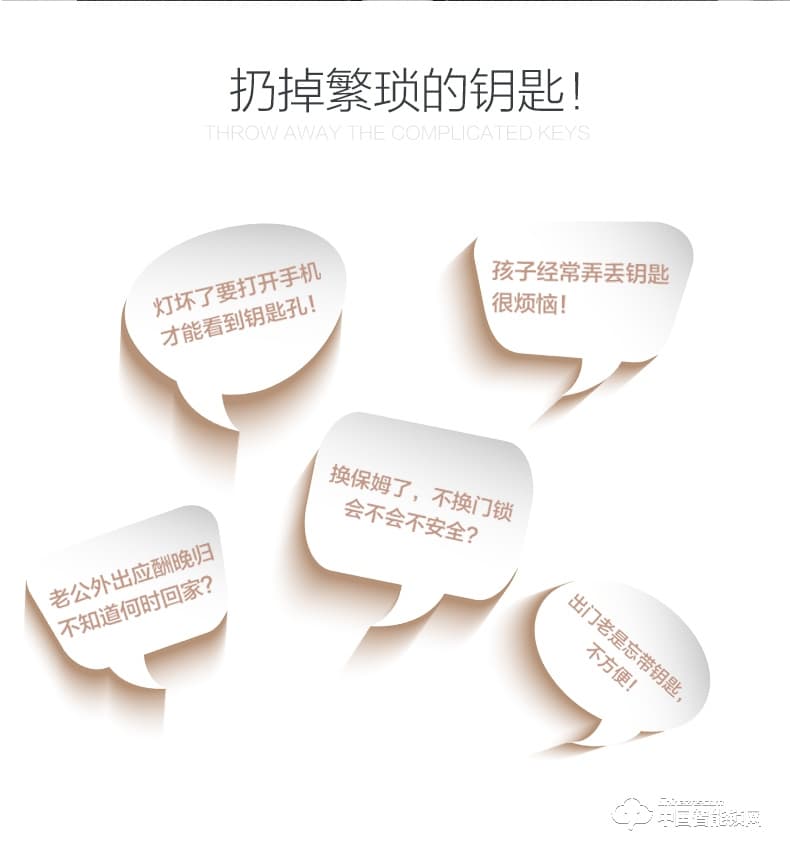 智得利智能鎖 推拉式指紋密碼鎖A-668