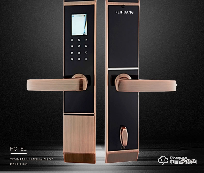 飛黃智能鎖 人臉識別智能門鎖A6指紋密碼鎖