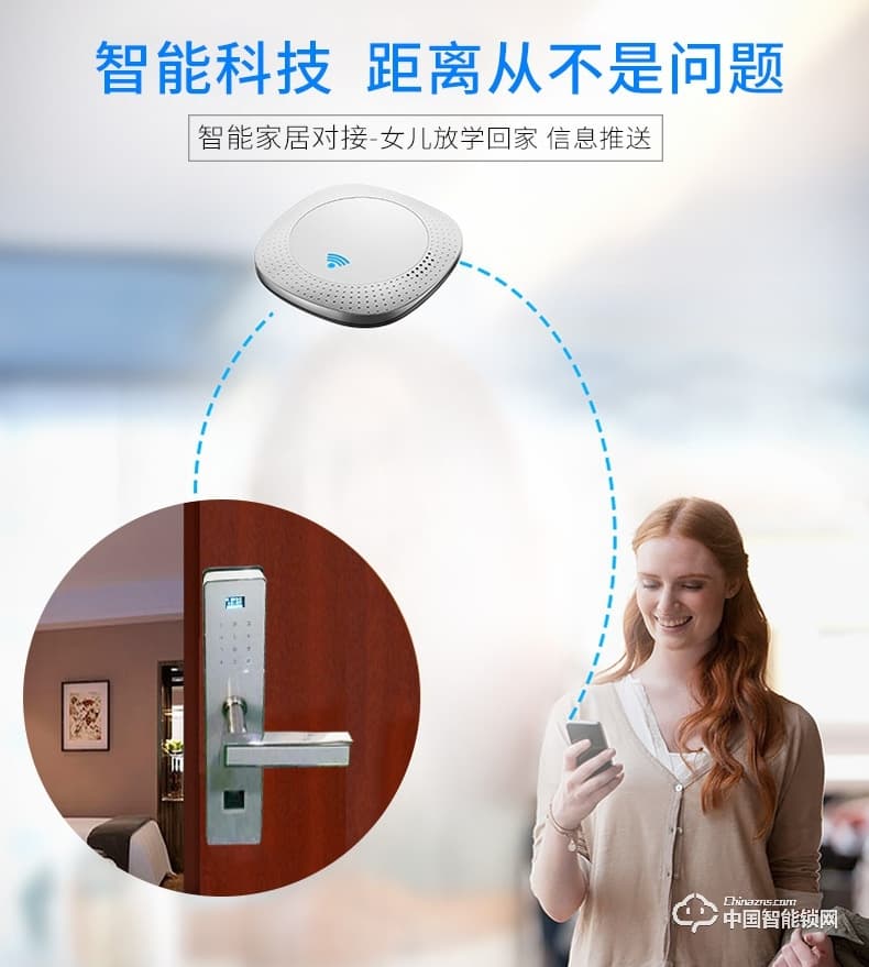 飛黃智能鎖 指紋密碼刷卡感應鎖