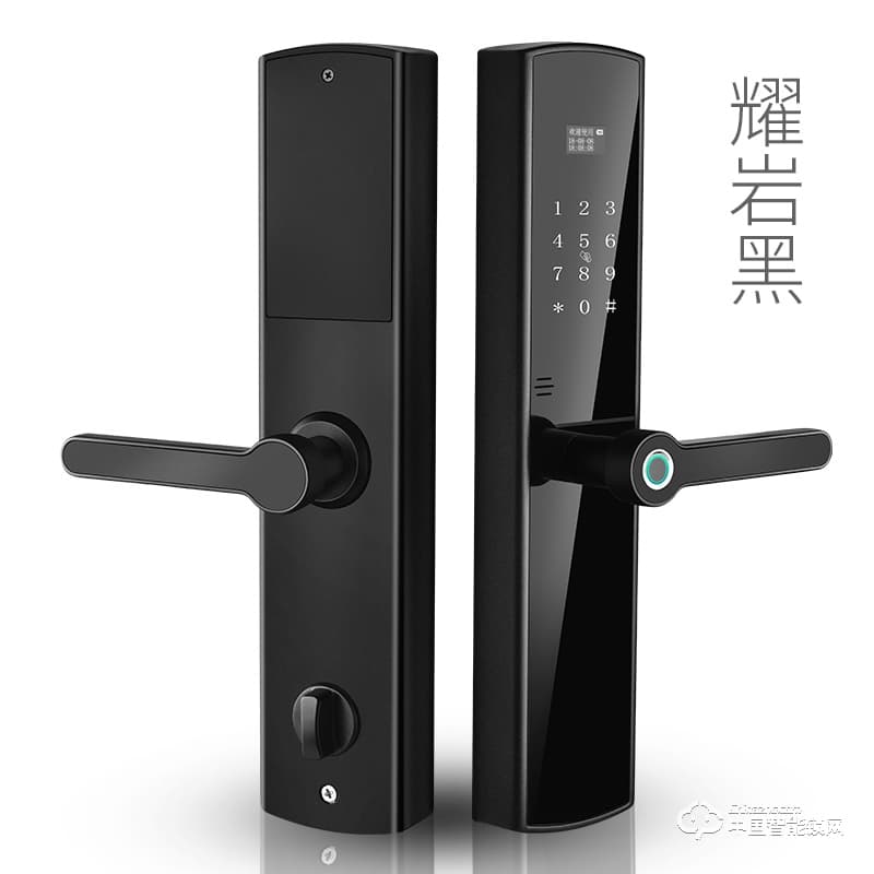 縱橫智能鎖 直板指紋鎖 家用防盜門木門密碼鎖