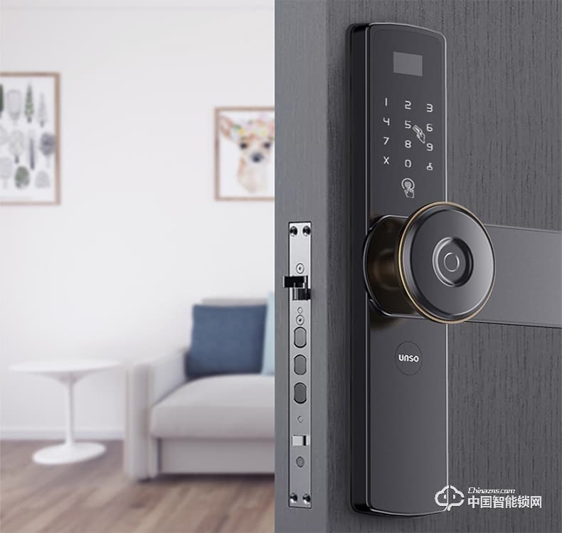 云碩智能鎖 家用防盜門密碼鎖全自動指紋鎖