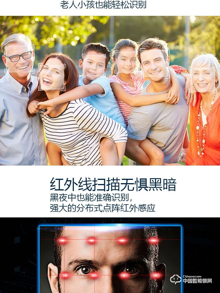 范斯洛克智能鎖 古銅色第二代人臉識別鎖