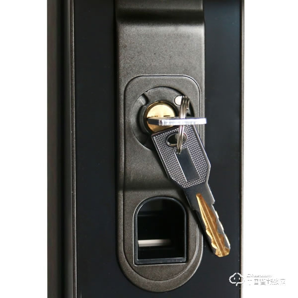 興飛智能鎖 黑色指紋鎖 家用防盜電子密碼鎖