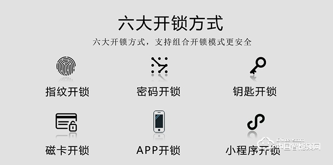 智密智能鎖 滑蓋指紋鎖 家用防盜門電子鎖H6