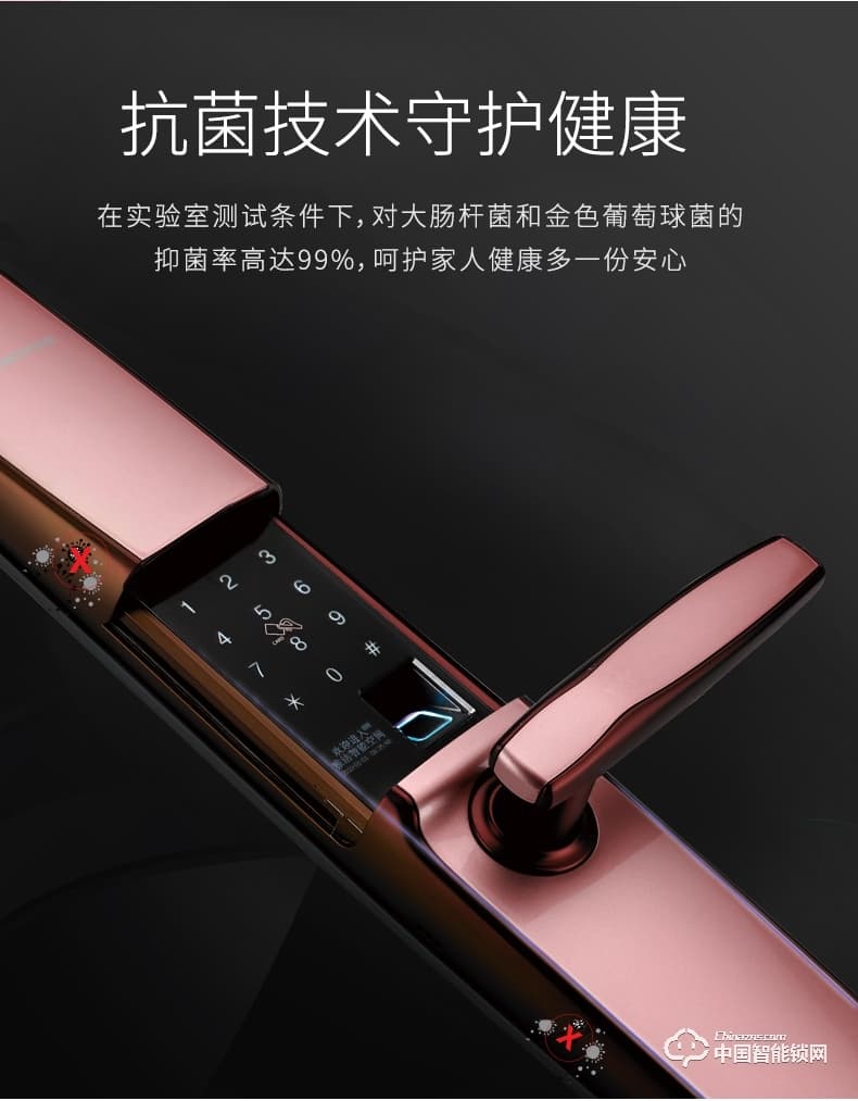 雅潔智能鎖  AJ2041-01門鎖智能鎖電子門鎖