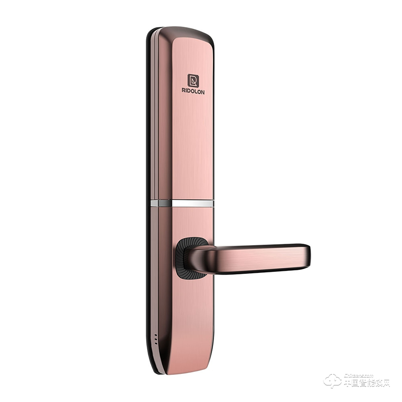 瑞東隆智能鎖 紅古銅滑蓋指紋鎖 防盜門密碼鎖G9