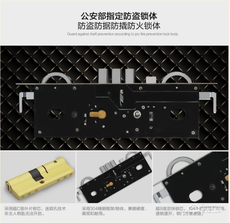 銘港物聯智能鎖 經濟版智能指紋密碼門鎖套餐