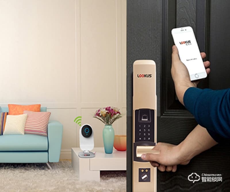 銘港物聯(lián)智能鎖 路可視智能門鎖 指紋密碼鎖