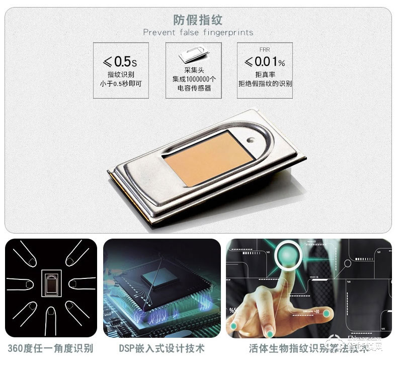 標居智能鎖 A5系列指紋密碼鎖 防盜門智能鎖