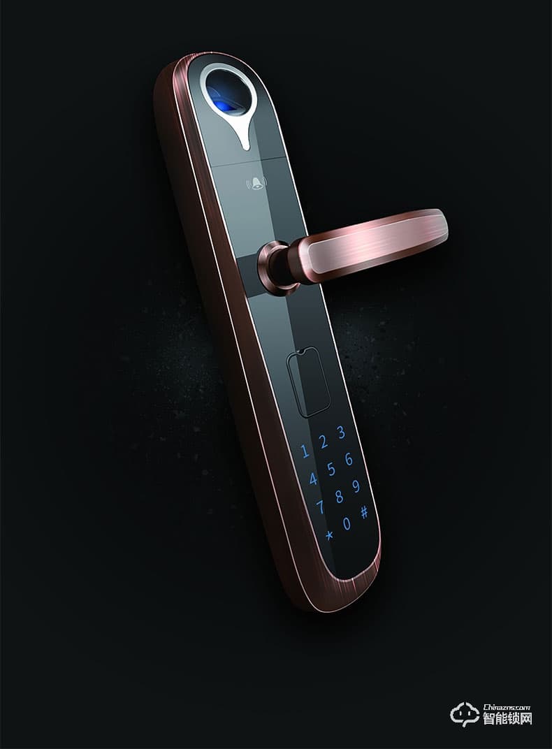 標居智能鎖 A7系列指紋密碼鎖 家用防盜智能鎖