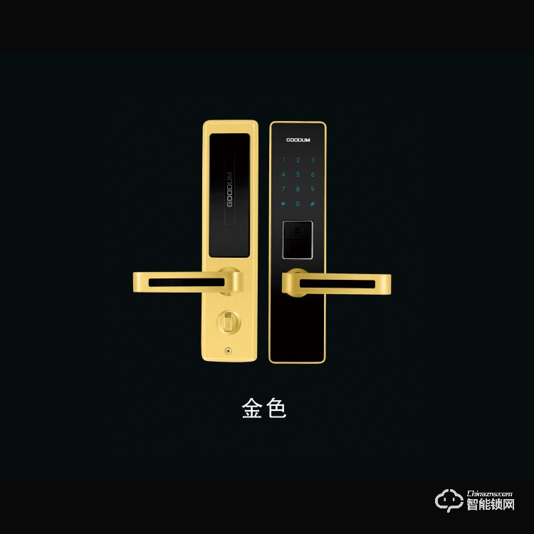 高盾智能鎖 T3300數控密碼電子鎖 國標帶天地桿防盜門