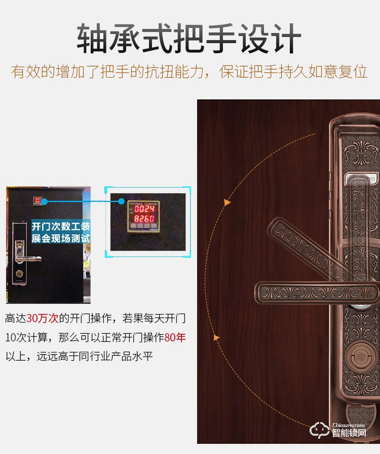 威士迪智能鎖 電子密碼半導體防盜門鎖