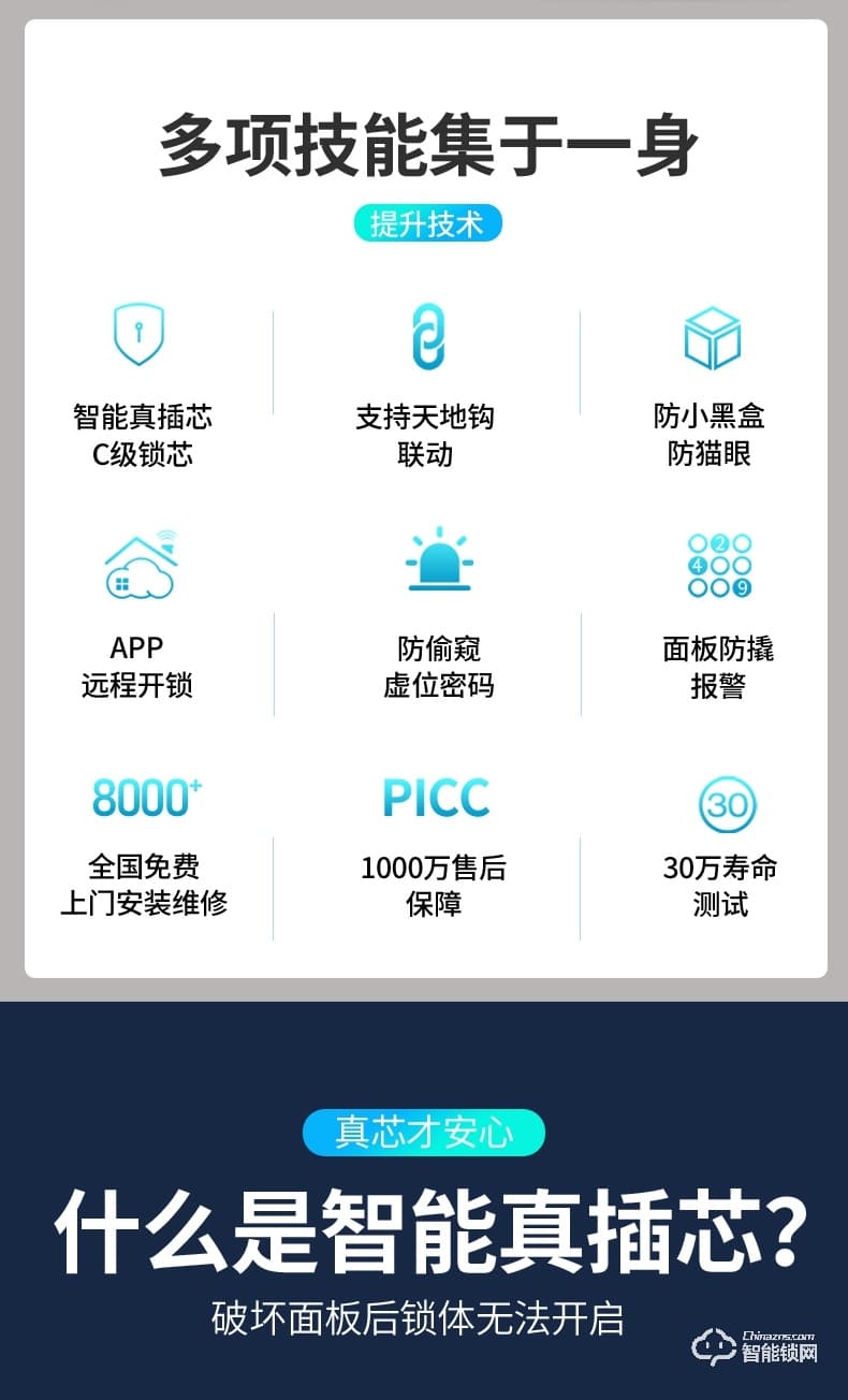 惠氏智能鎖 H18智能指紋鎖家用防盜門鎖