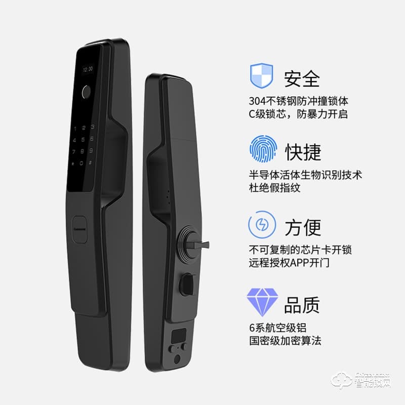長(zhǎng)虹智能鎖 Q1家用防盜門電子密碼鎖