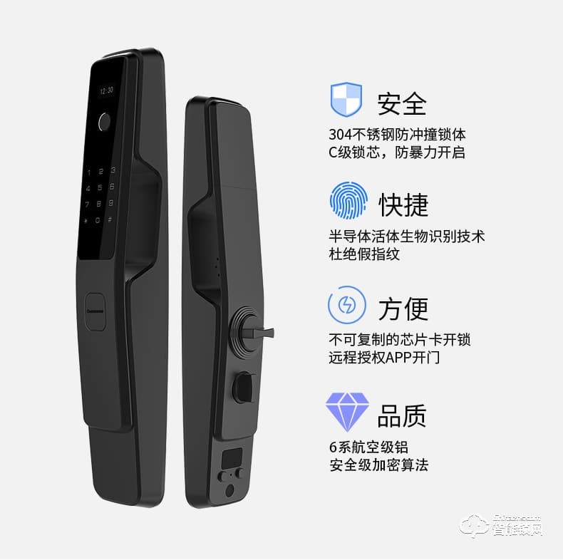 長(zhǎng)虹智能鎖 Q1家用防盜門電子密碼鎖
