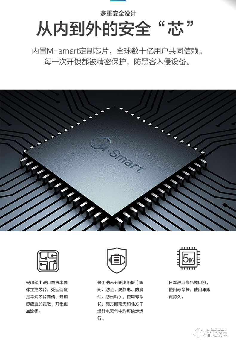 美的指紋鎖 智能鎖感應鎖手機遠程控制鎖