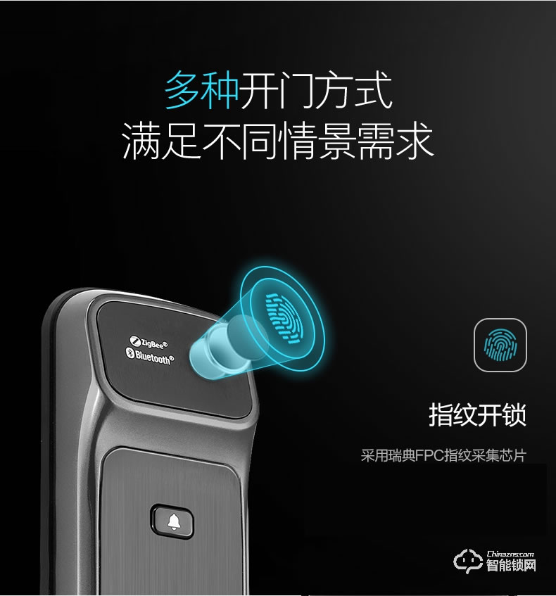 美的指紋鎖 X6推拉式全自動電子鎖