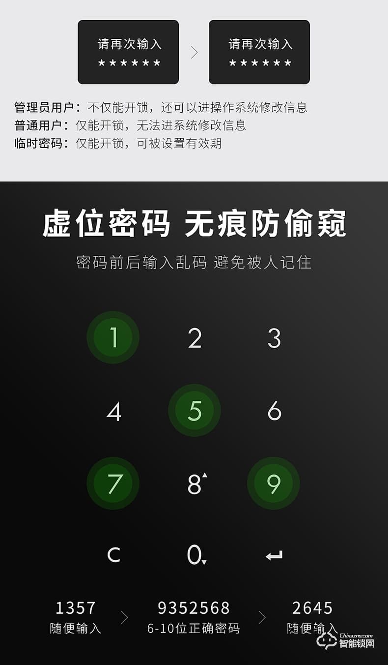 五優家家指紋鎖 滑蓋指紋鎖家用智能鎖電子鎖