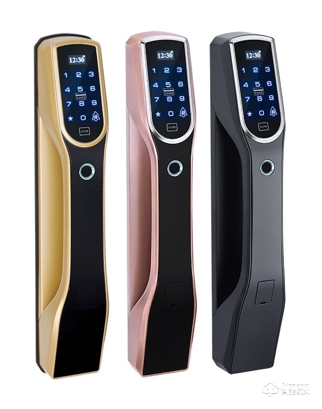 古斯曼智能鎖 GSM-807紅古銅智能感應指紋鎖