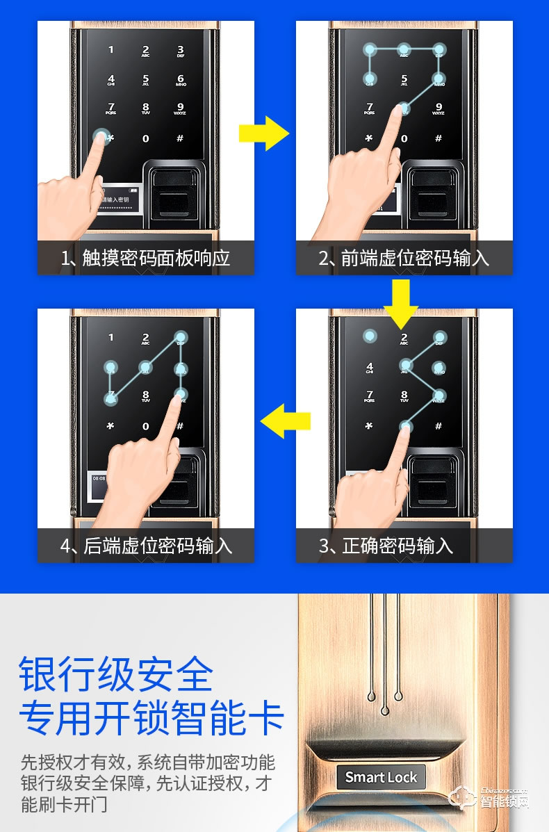 天圖智能鎖 智能電子鎖家用手機WIFI遙控鎖
